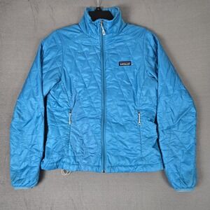 Patagonia Nano Puff Jacket Womens XS Blue Puffer Quilted Outdoor Primaloft 84215